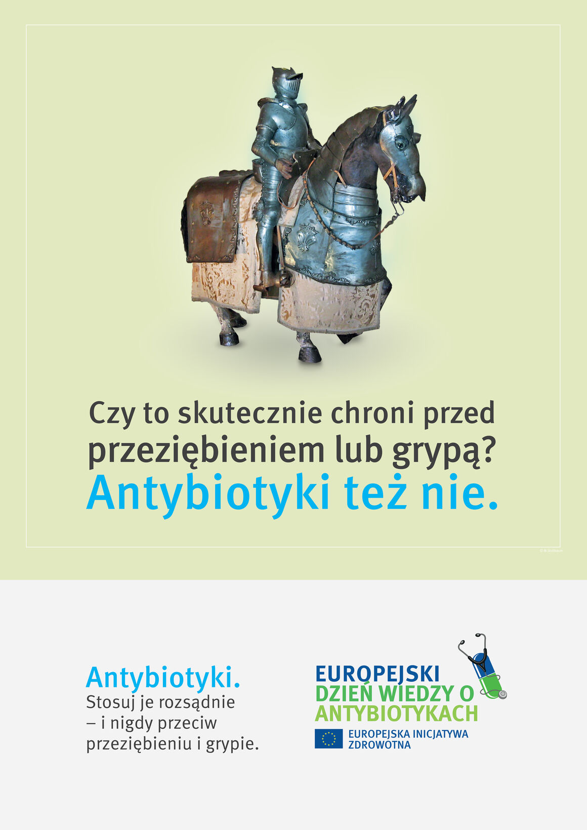 Plakaty: Czy to skutecznie chroni przed przeziębieniem lub grypą? Antybiotyki też nie.