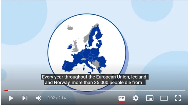 Cover of the animation on antibiotic resistance 2022