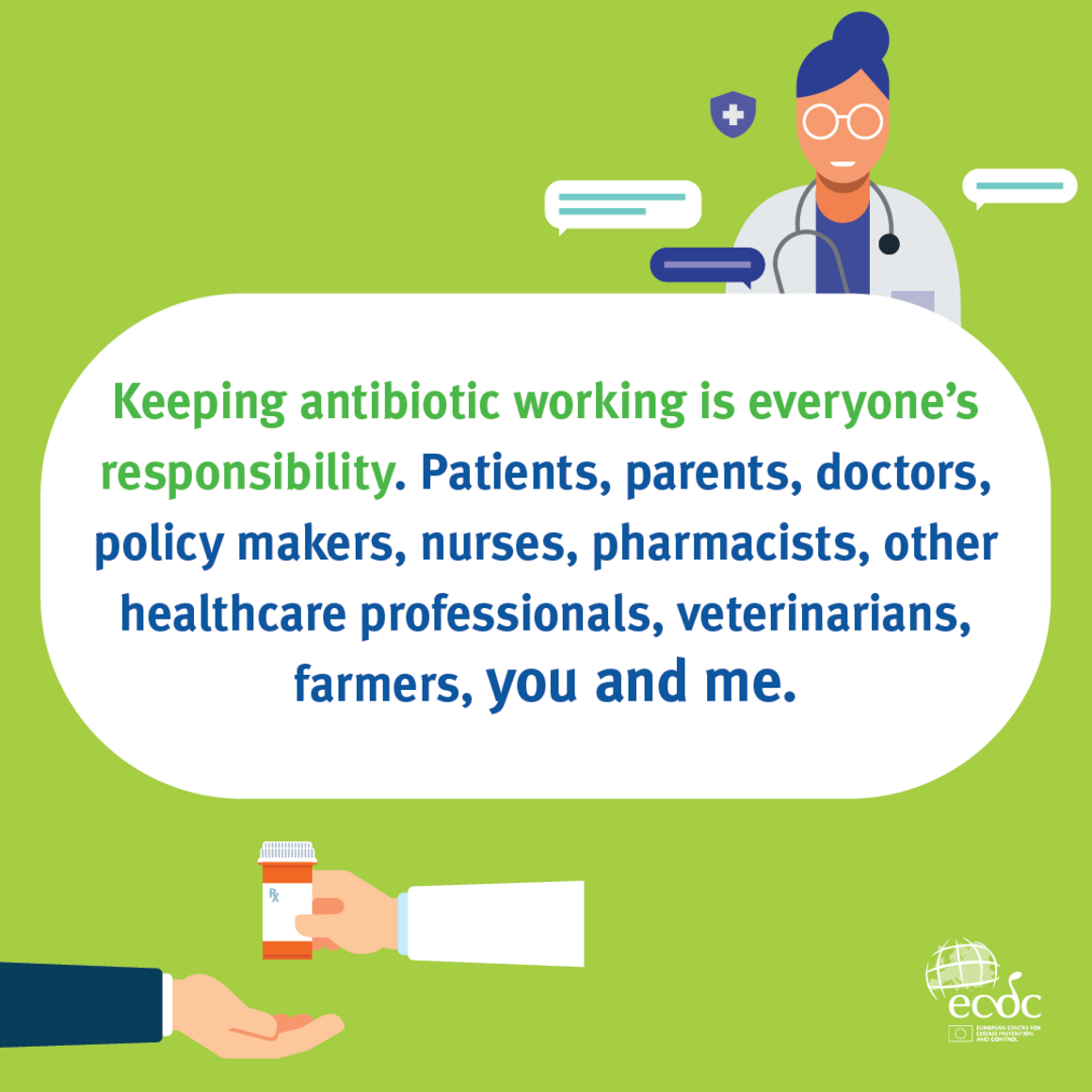 Social media card on antibiotic resistance 6