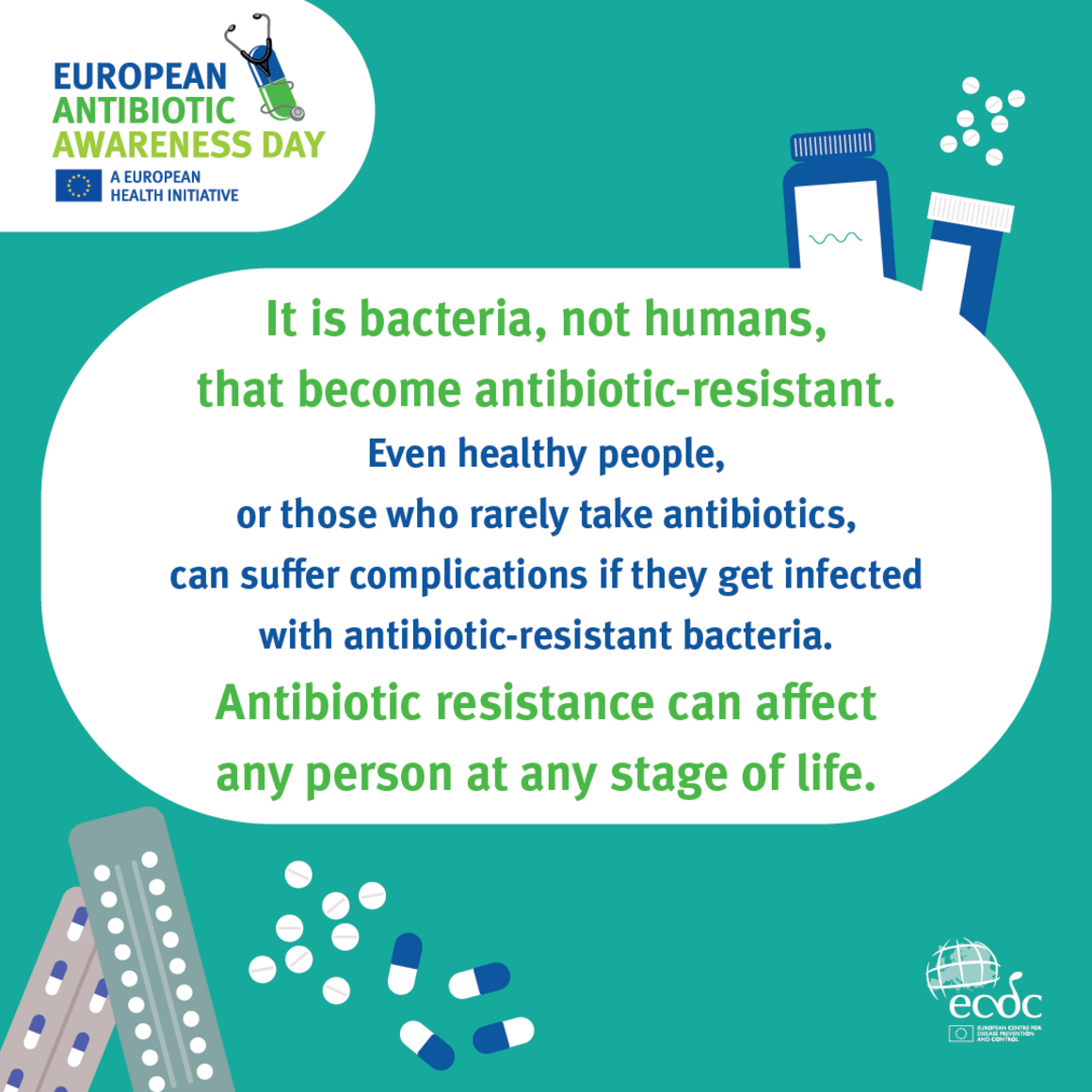 Social media card on antibiotic resistance 9